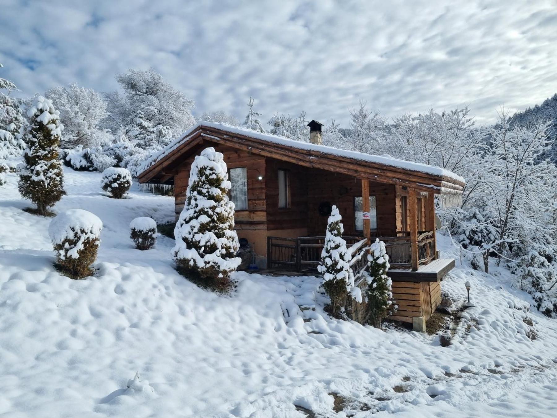 Панорама Хаус Лещен И Еко Къщи Дървена И Землянка Exteriör bild